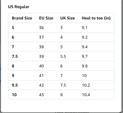 Size Guide
