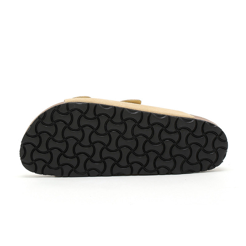 Leather Slides - Men Women Birkenstock Style Sandals