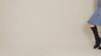 Suede Knee High Boots - Women Platform Chunky Heel Boots